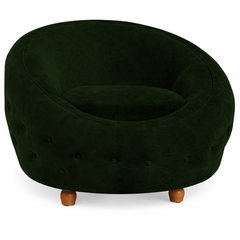 The Clouda Lounge Chair Dark Green