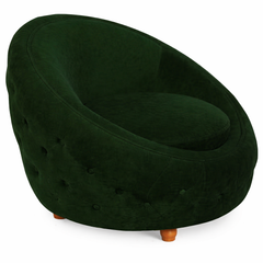 The Clouda Lounge Chair Dark Green