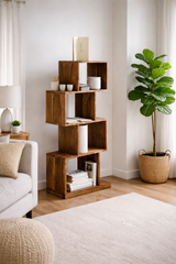 Solid Wood Serene Stash BookShelf