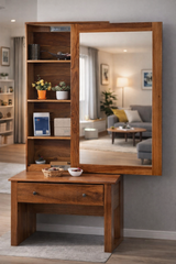 Sheesham Wood Imperial Mirror Console Dressing Table