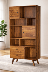 Solid Wood The Crafted Horizon BookShelves