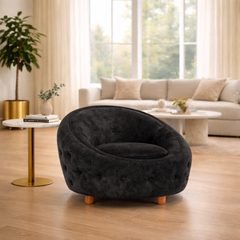 The Clouda Lounge Chair Black