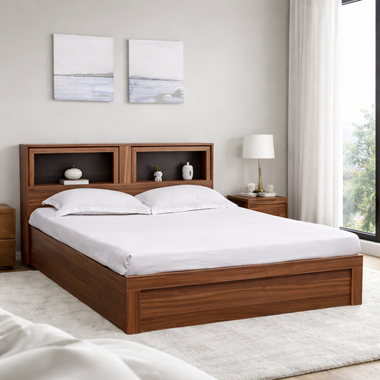 Sheesham Wood The Kosmo Blaze King Size Bed