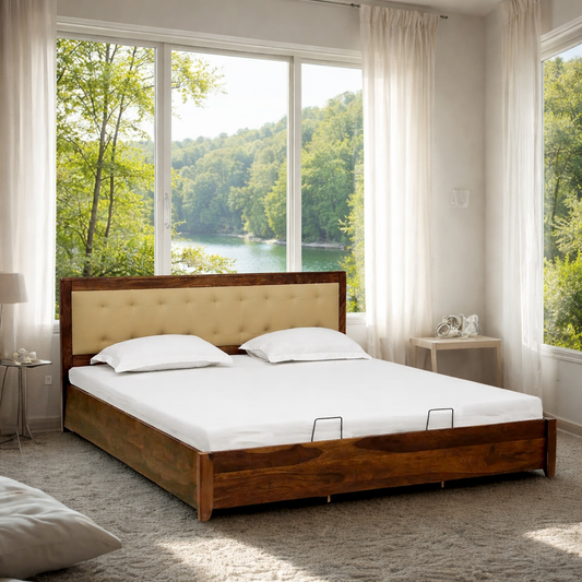 Sheesham Wood Tranquil Rest Bed