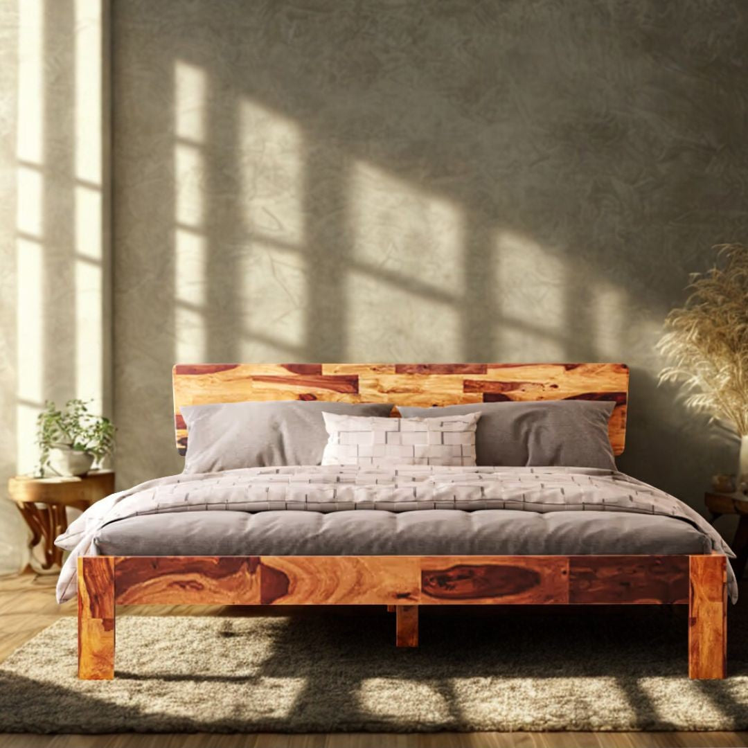 ELM Sheesham Wood The Alpine Retreat Bed