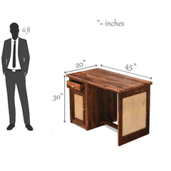 Midtown Weave Desk Study Table
