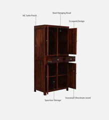 Sheesham Wood Sage & Cedar Wardrobe
